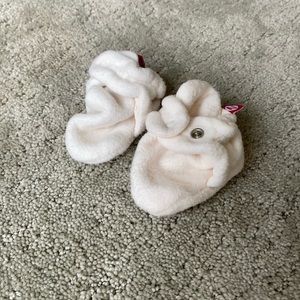 Zutano baby boots 3 months cream color